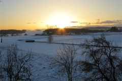 Sonnenaufgang im Winter