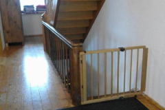 Kindergitter an den Treppen