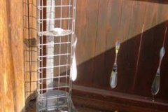 Raucherstation auf dem Balkon